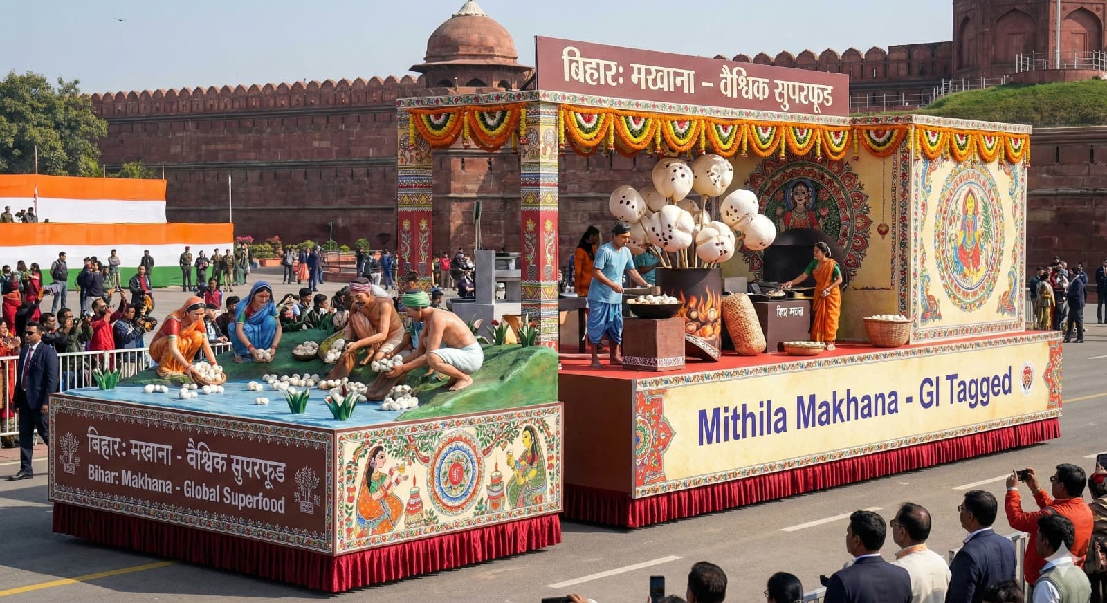 Bharat Parv 2026 Bihar Tableau